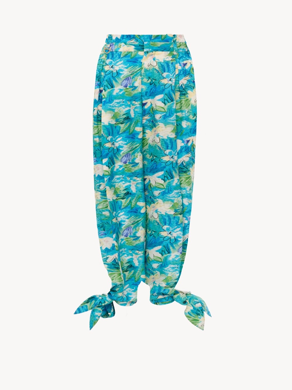 ✨ NEW CHLOE ss 2026 Floral silk balloon pants $2,450